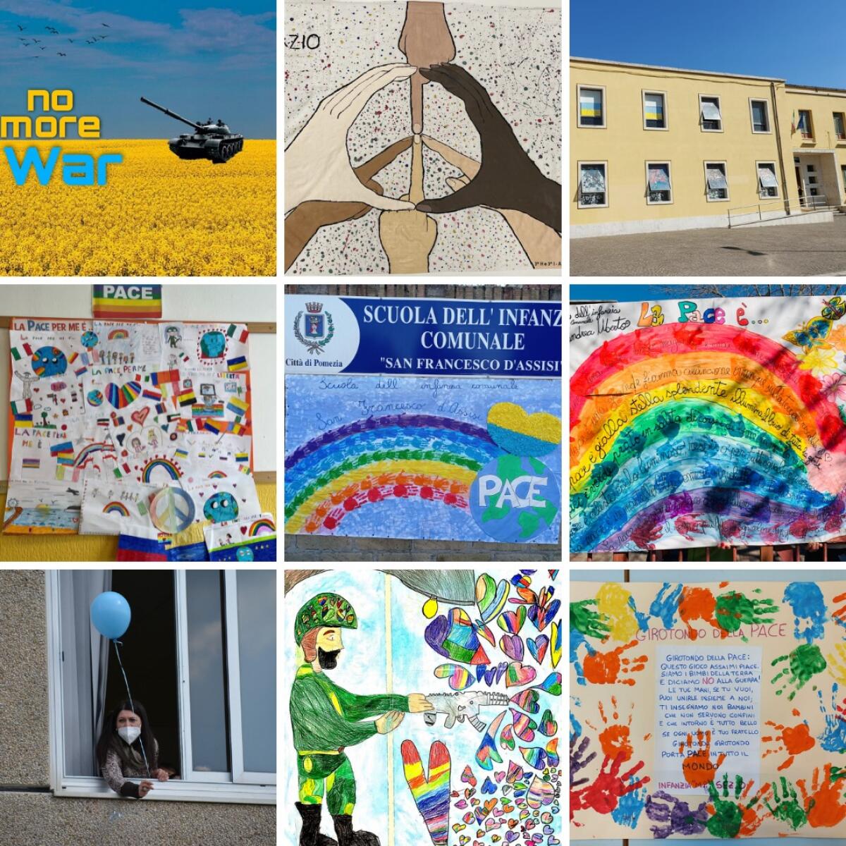 Pomezia Città della pace: la scuola in campo contro la guerra in Ucraina. - 