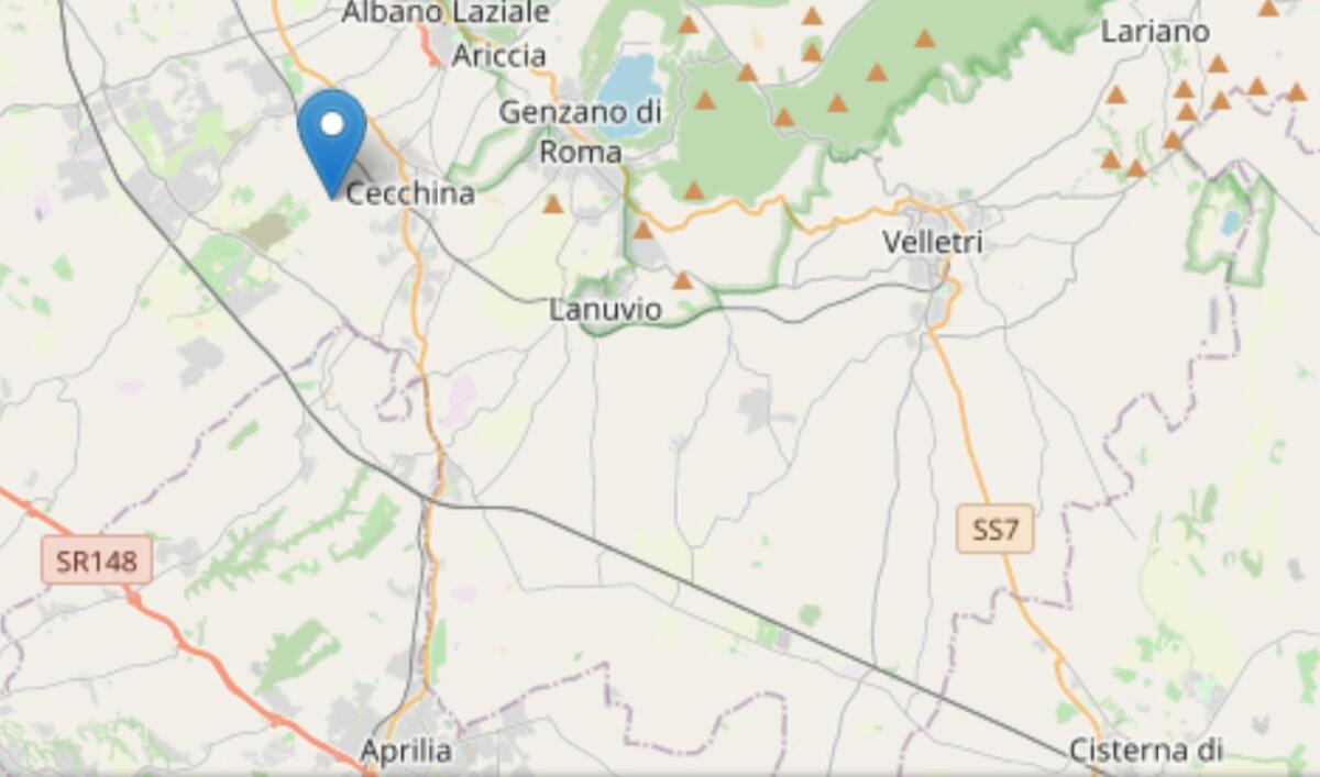 Due lievi scosse di terremoto ai Castelli Romani, al Albano: epicentro a Cecchina. Avvertite anche ad Aprilia e nei Comuni limitrofi. - 