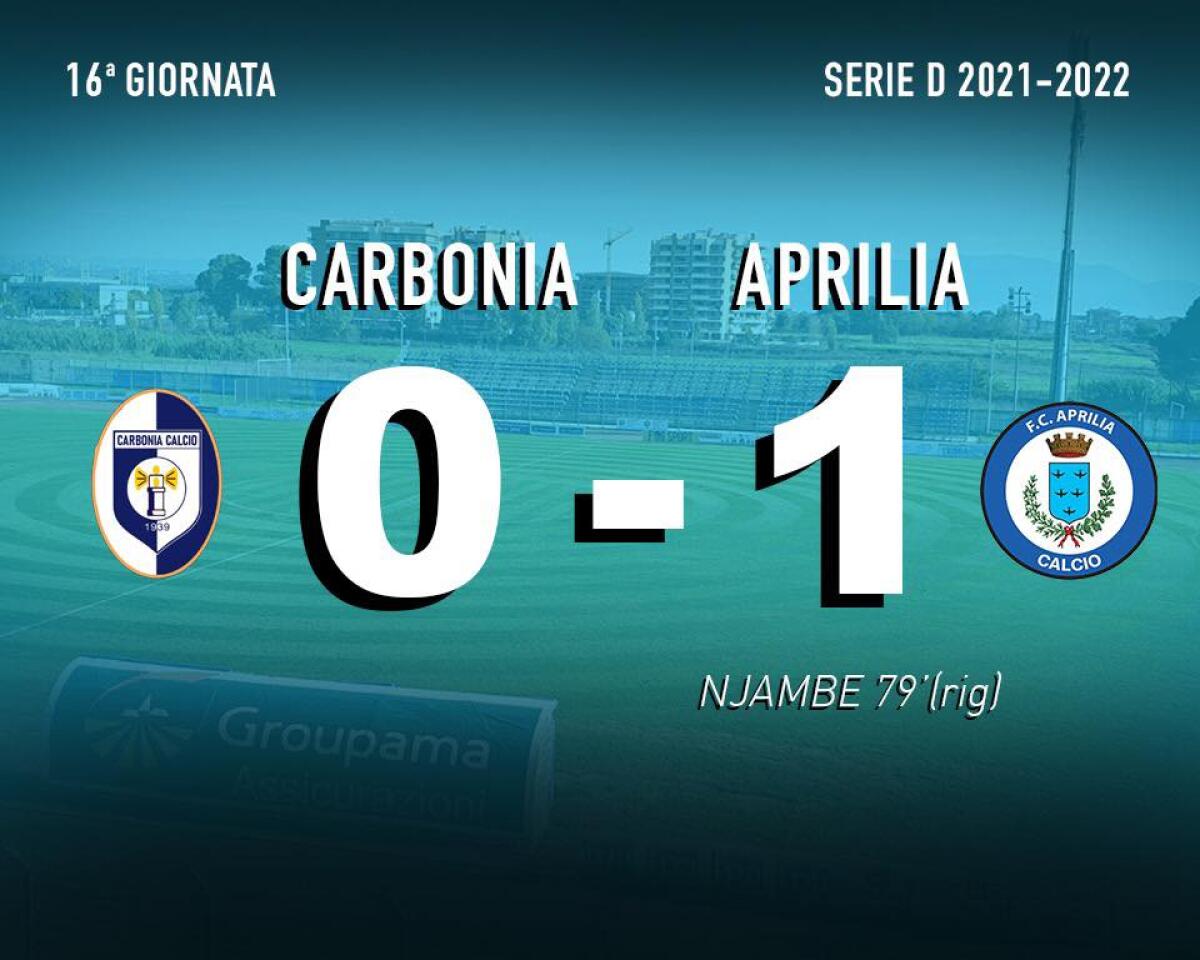 Calcio di serie D, girone G: l’Aprilia si aggiudica il recupero contro il Carbonia. In rete Njambe. - 