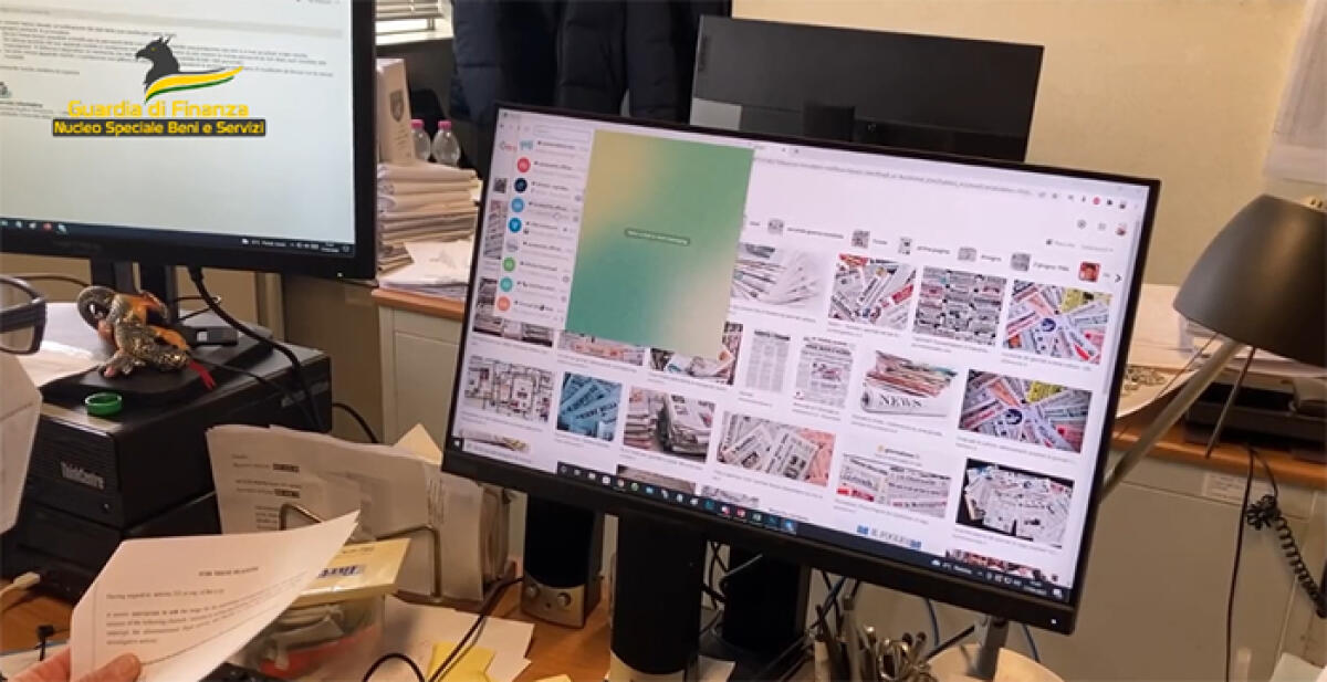 Operazione “Black Screen” della Finanza sulla pirateria editoriale online: sequestrati 32 canali social e siti illegali. - 