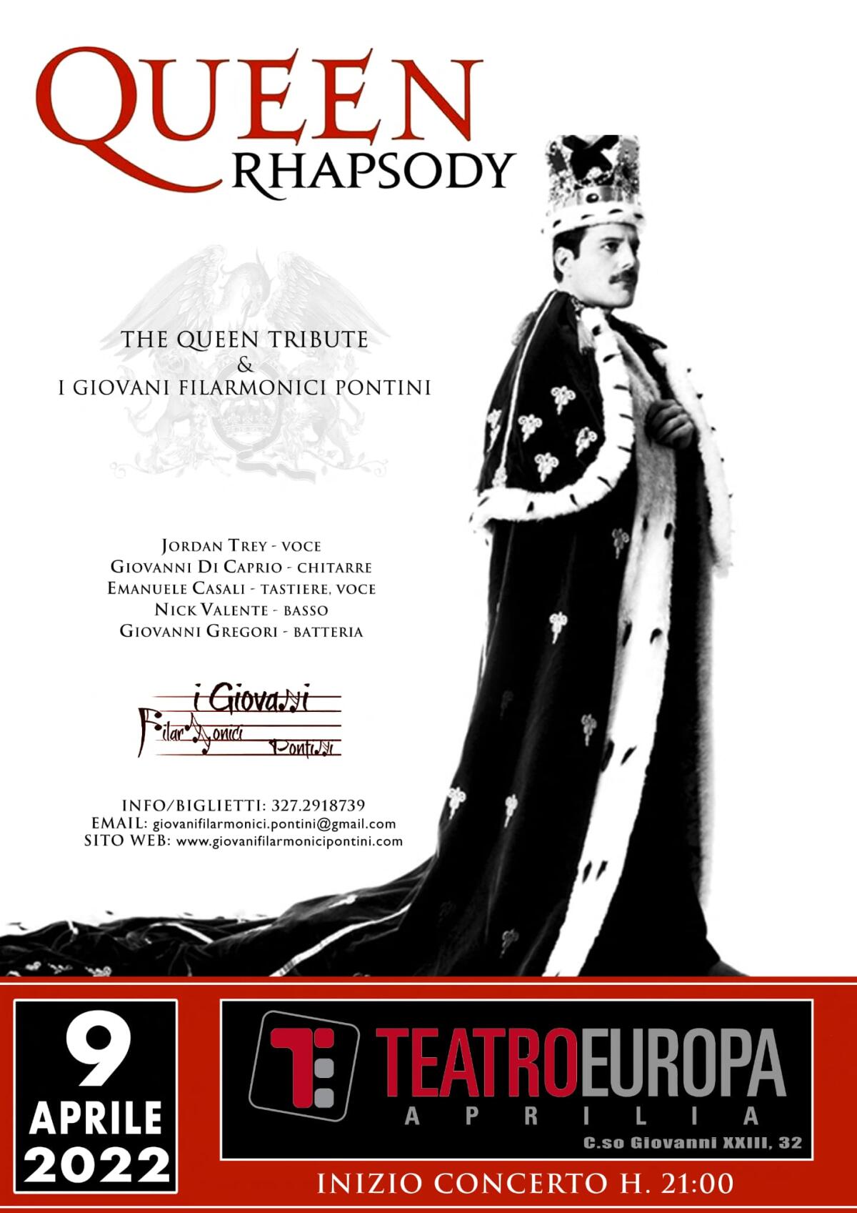 Ad Aprilia "The Queen Rhapsody per una notte Rock" - 