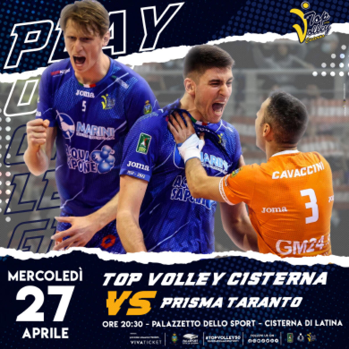 Pallavolo di Superlega, Playoff Challenge quinto posto: stasera Cisterna affronta Taranto. - 