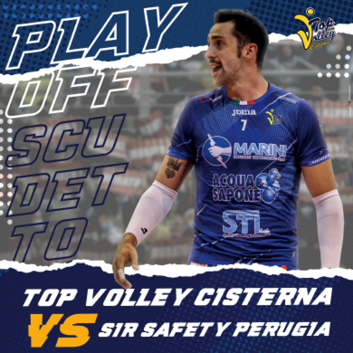 Playoff scudetto tra Top Volley Cisterna e Sir Safety Perugia - 