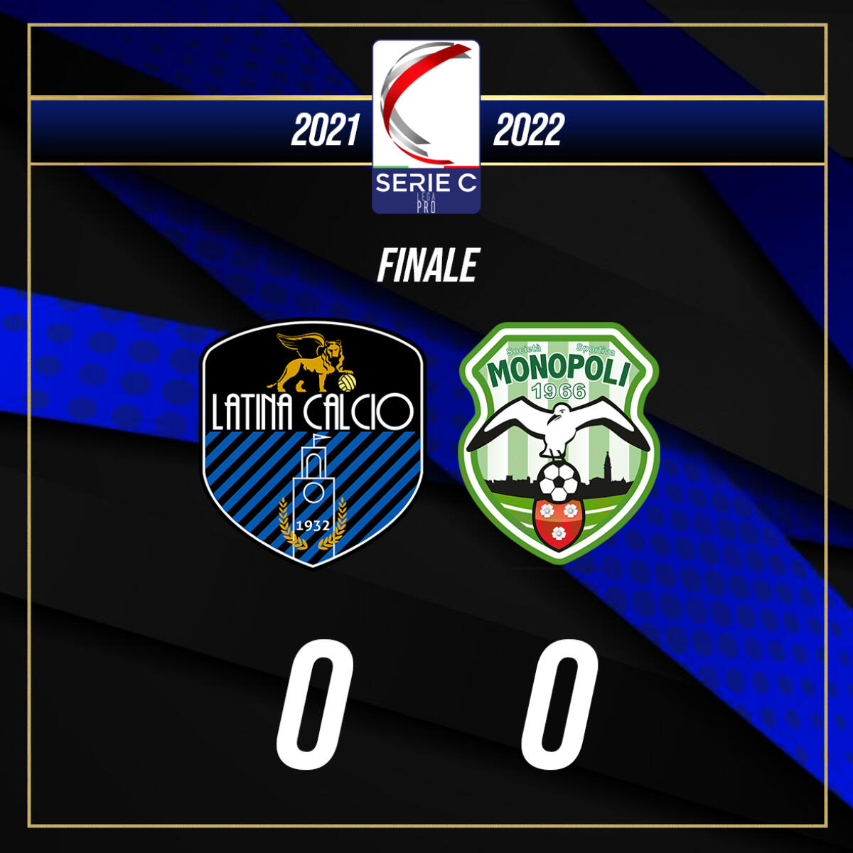 Calcio di Lega Pro: finisce a reti inviolate l’incontro Latina-Monopoli. - 