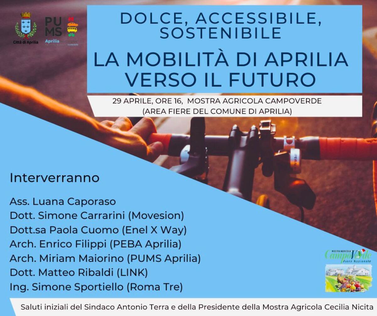 Mezzi leggeri, sostenibilità ed accessibilità: il convegno sulla mobilità alla Mostra agricola di Campoverde - 