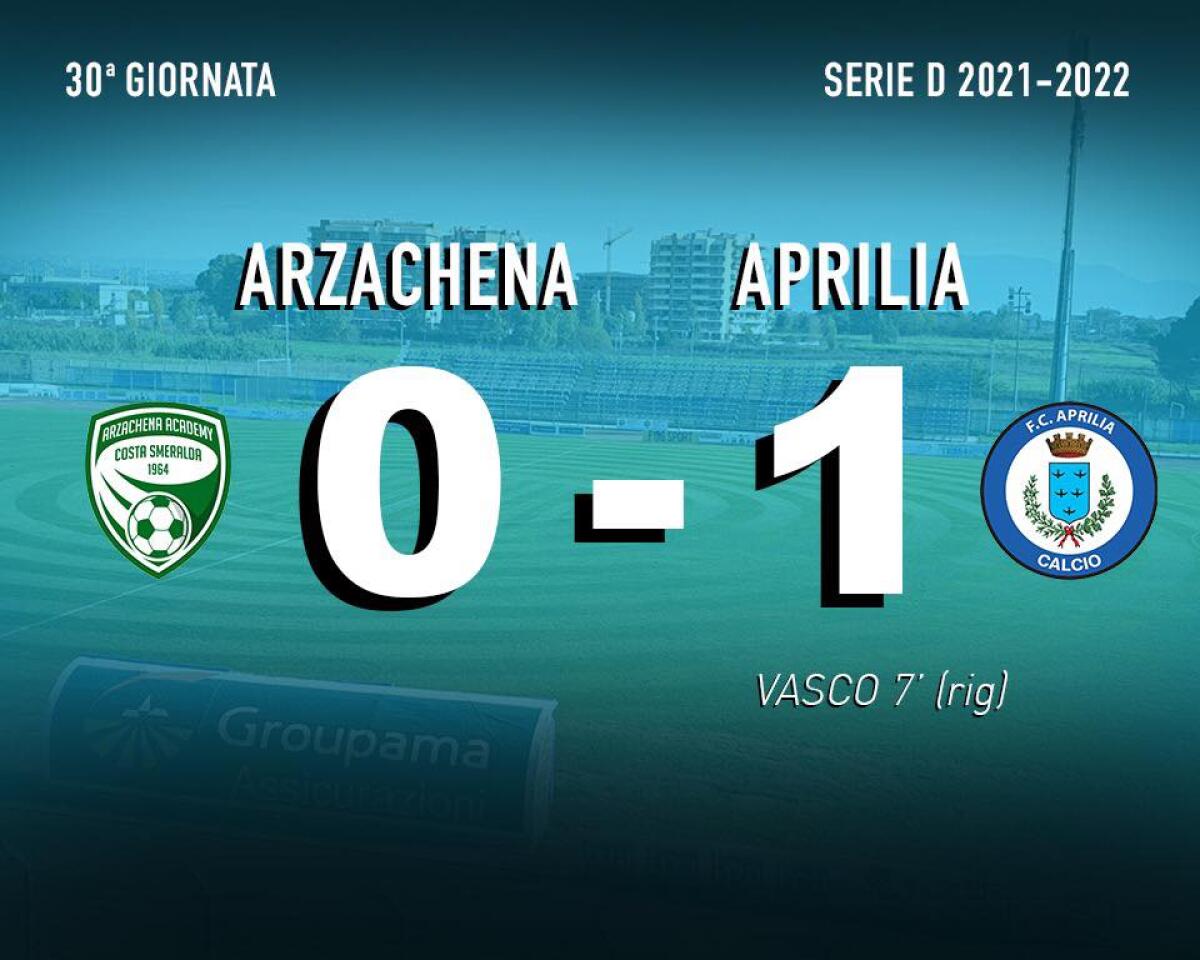 Calcio di serie D, girone G: l’Aprilia batte fuori casa l’Arzachena. Si torna in campo l’8 Maggio. - 