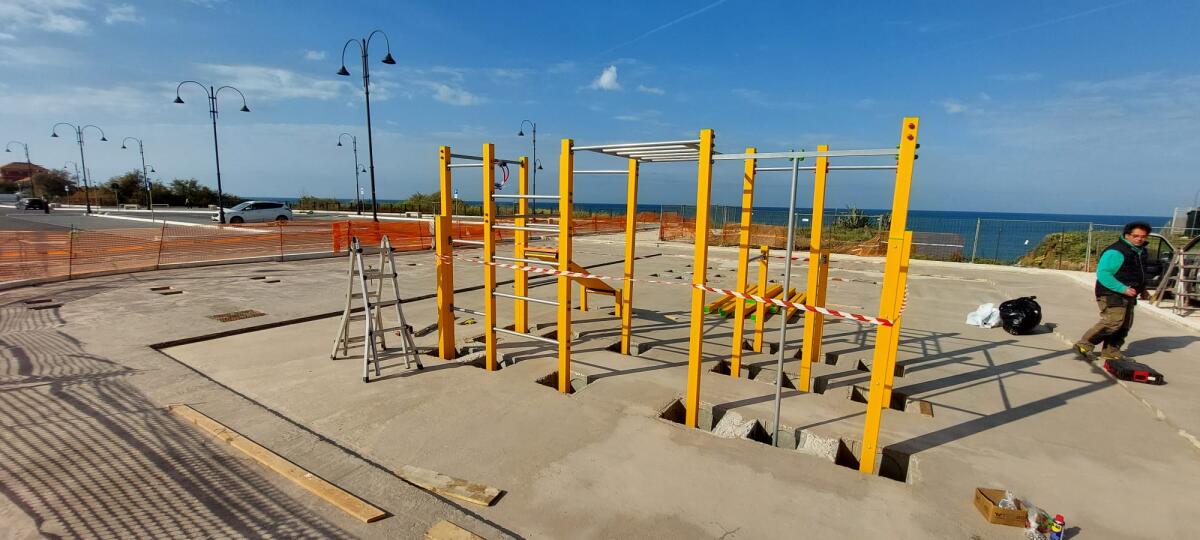 Ad Anzio apre il cantiere per la prima area fitness pubblica a cielo aperto. - 