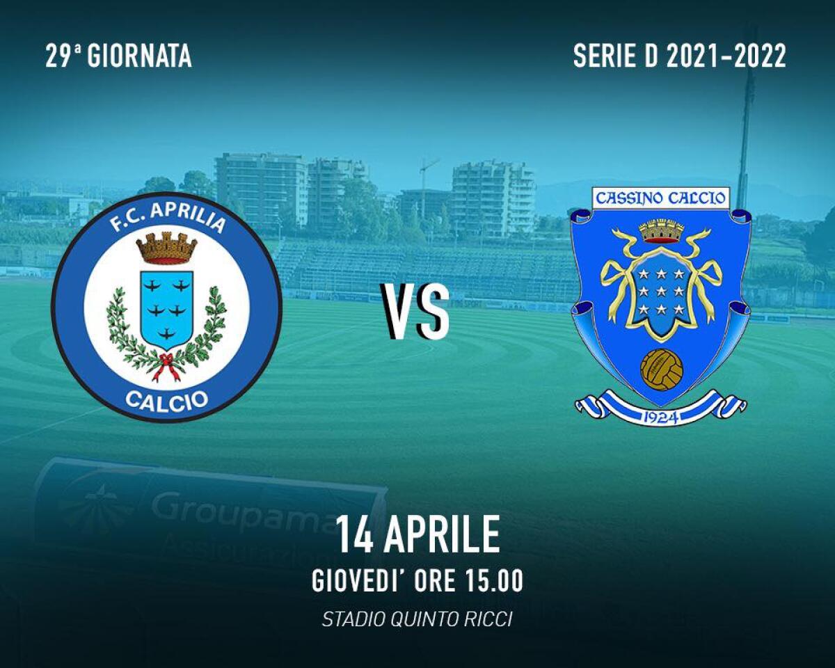 Calcio di serie D, oggi l’anticipo di campionato prima della sosta pasquale. L’Aprilia ospita Cassino. - 