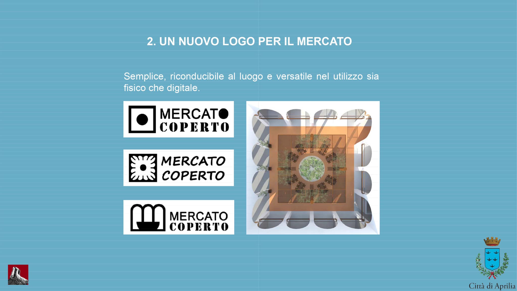 Galleria 1 del post: Ammesso a finanziamento dalla Regione, con 200mila euro, il progetto di ristrutturazione interna del Mercato Coperto di Aprilia.