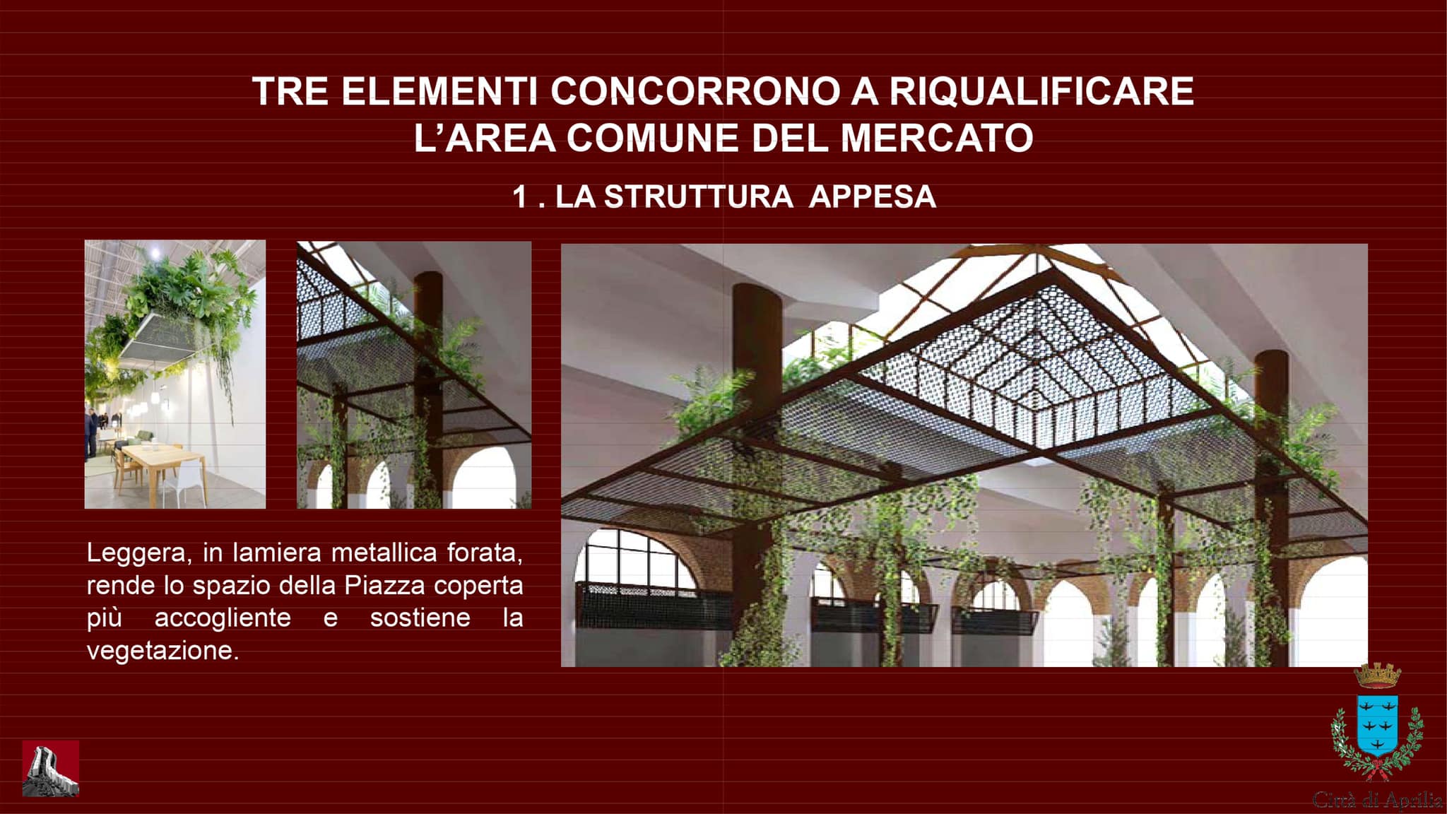 Galleria 1 del post: Ammesso a finanziamento dalla Regione, con 200mila euro, il progetto di ristrutturazione interna del Mercato Coperto di Aprilia.