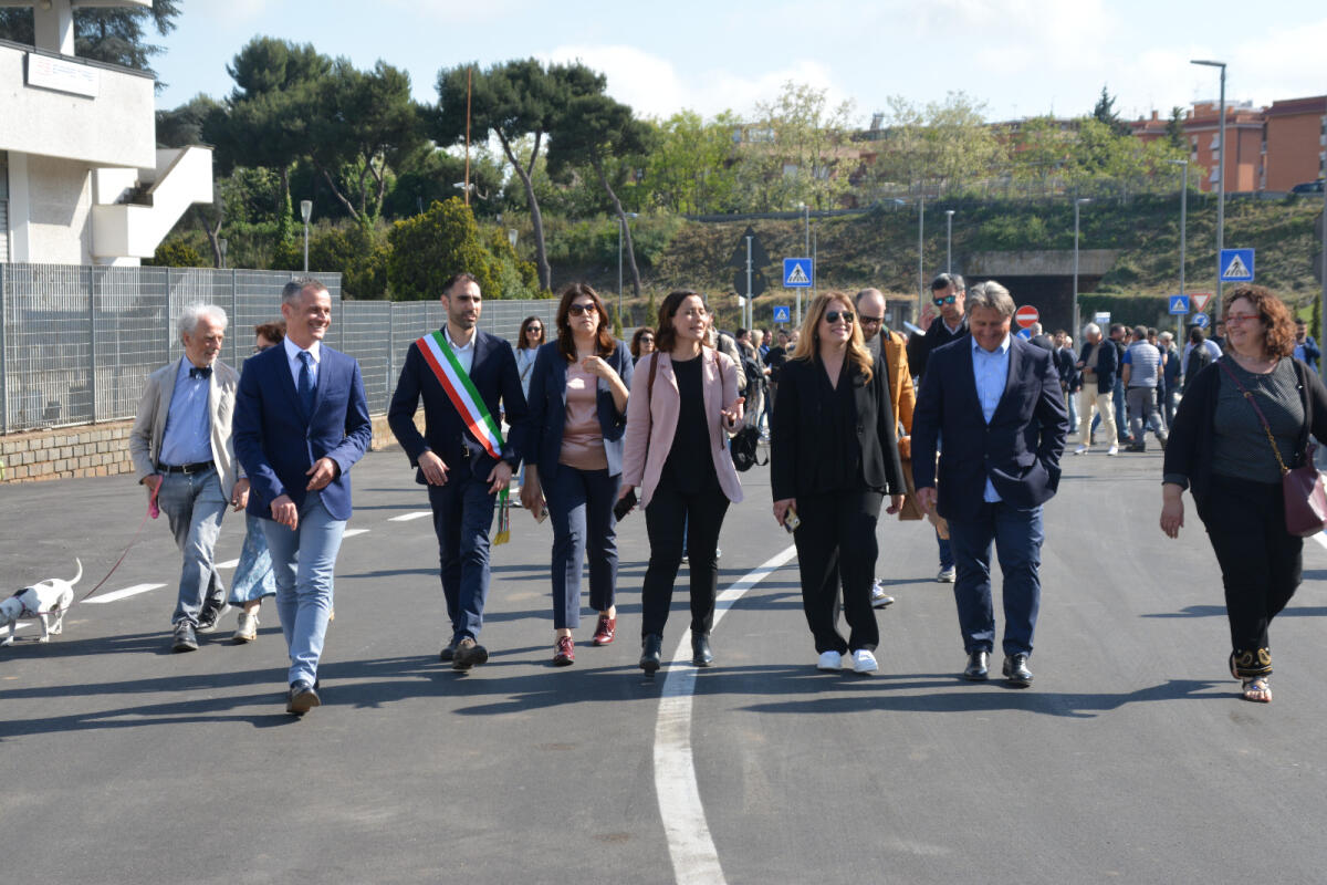 Inaugurata a Pomezia via Armando Veneziani: collega via dei Castelli Romani con via Spaventa. - 