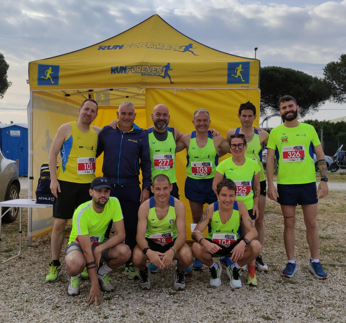 Ottimi piazzamenti per i podisti della Runforever Aprilia alla gara di Castel Romano - 