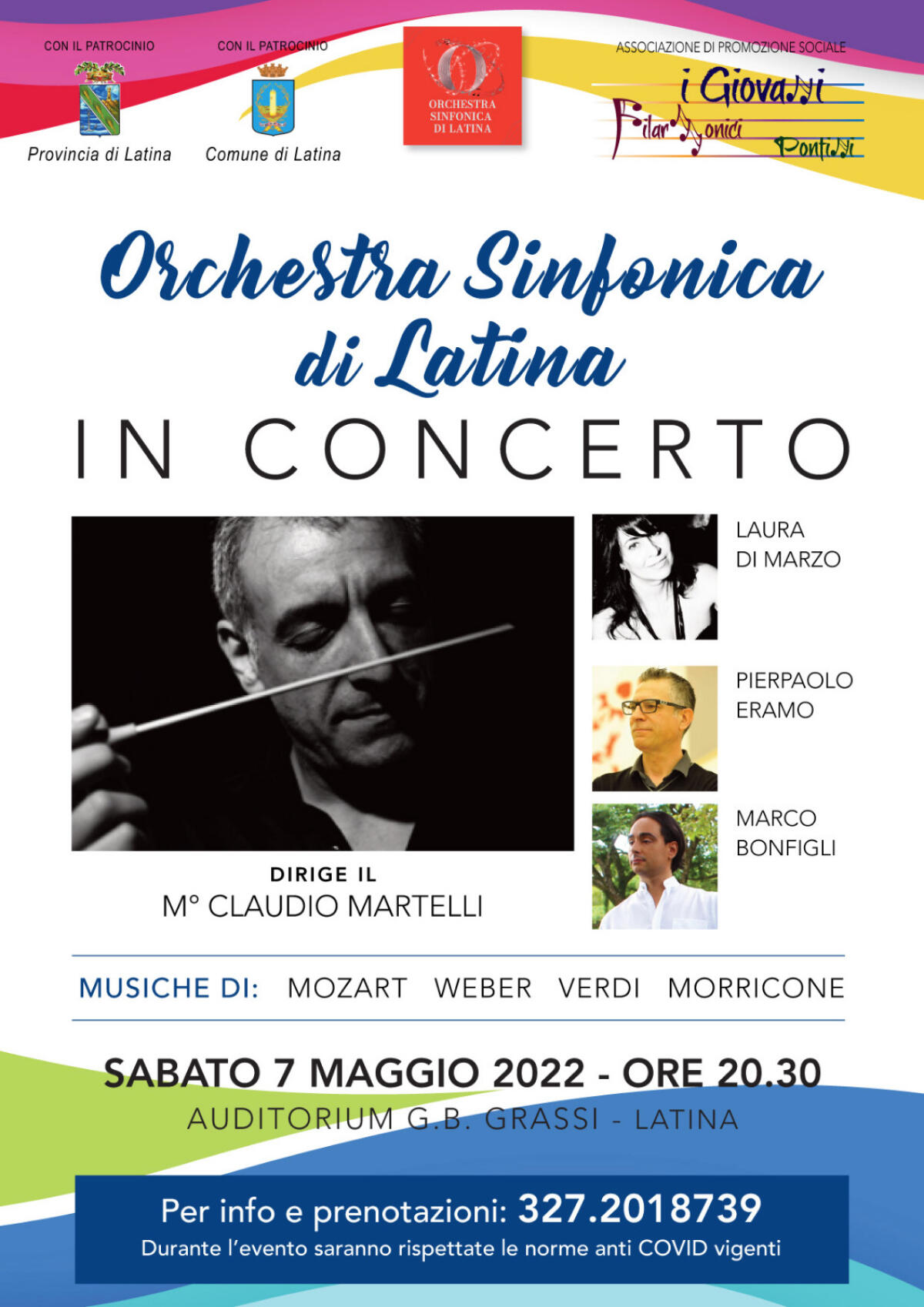 Gran concerto dell'Orchestra Sinfonica di Latina. Quattro secoli di repertorio e special guest all'auditorium del Liceo Grassi - 