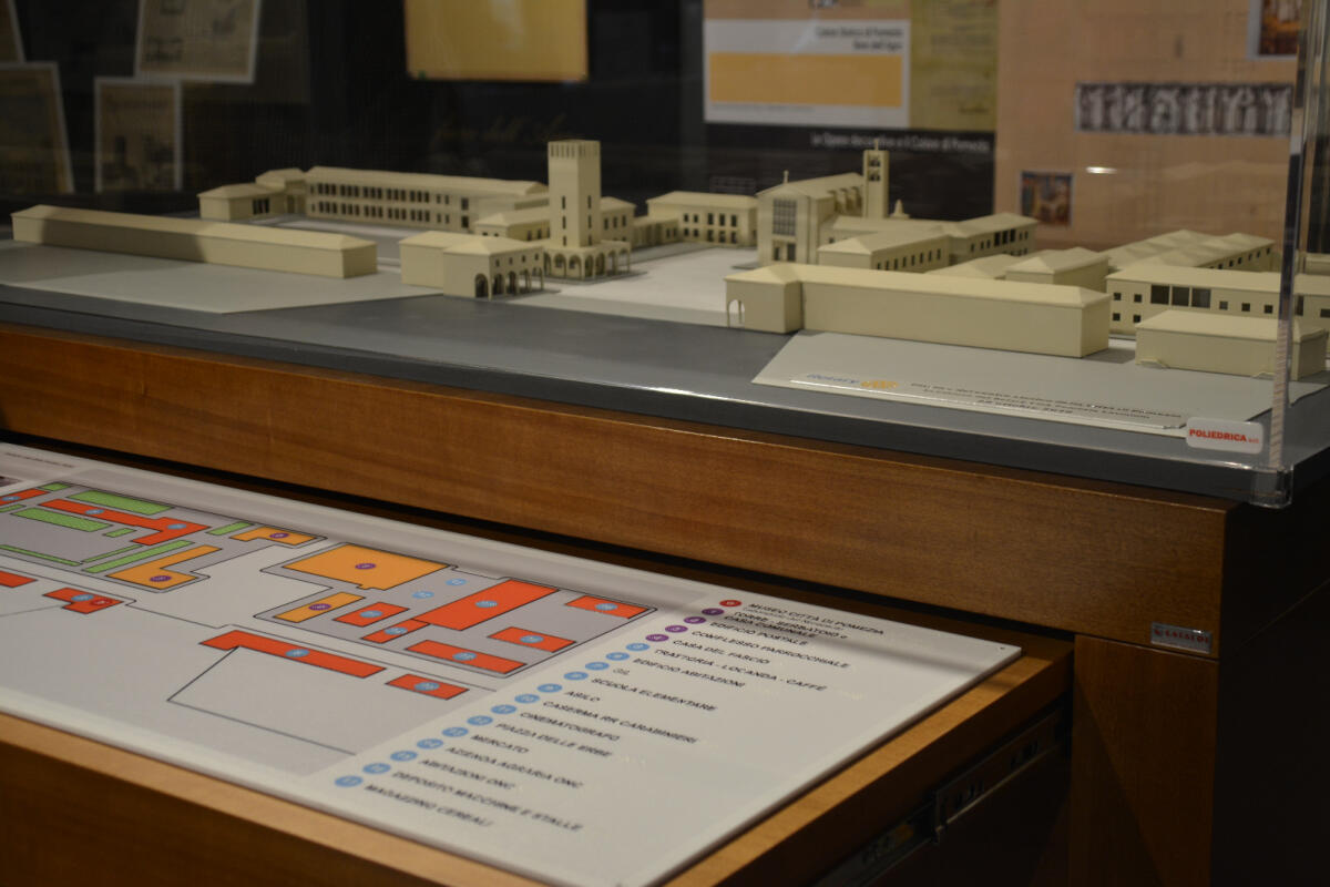 Pomezia - Donata dal Rotary Club Lavinium la planimetria tattile del centro storico - 