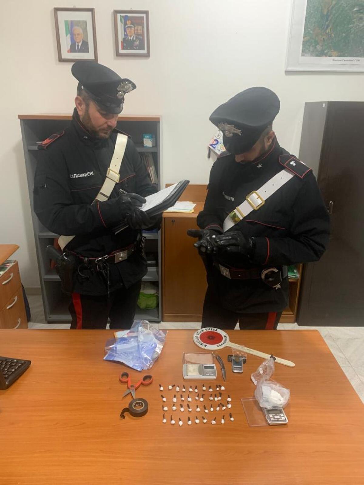 Sorpresi con 40 dosi di cocaina: i Carabinieri di Cori arrestano una coppia di Cisterna. - 