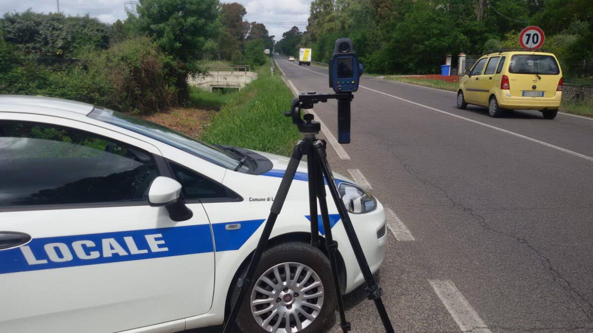 Martedì prossimo, 31 maggio, a Latina controlli con il telelaser in via Epitaffio ed in via Isonzo. - 