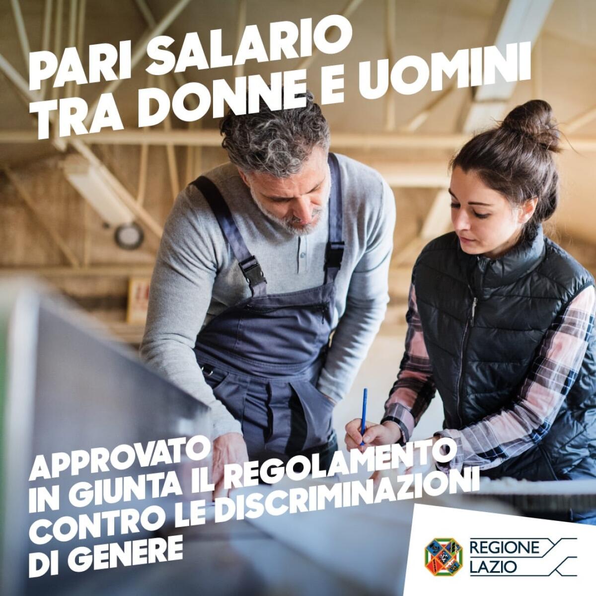 Regione Lazio, Zingaretti: “al via la legge sulla parità salariale tra donne e uomini”. - 