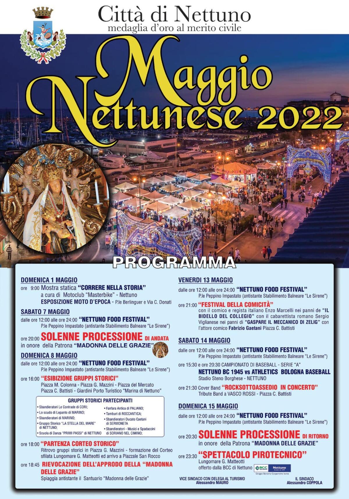 Torna la festa di maggio, Nettuno pronta a celebrare la Madonna delle Grazie. - 