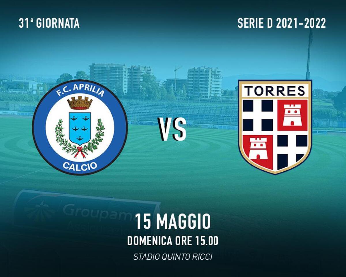 Calcio di serie D, nel girone G questa domenica in campo per la 31esima giornata. Aprilia-Torres anticipata alle 15.00. - 