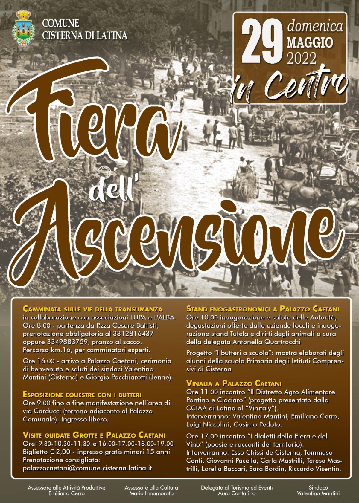 Questa domenica a Cisterna torna la Fiera dell’Ascensione. Modifiche alla viabilità cittadina. - 