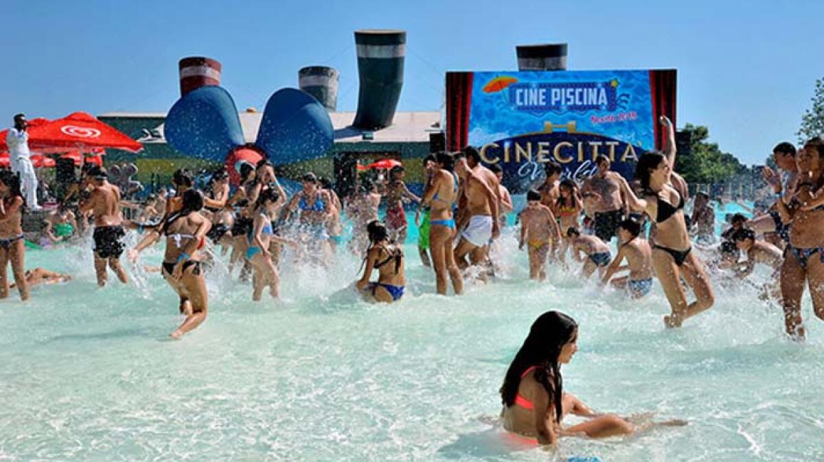 E’ arrivata l’estate a Cinecittà World: da  questo sabato  21 Maggio apre la CinePiscina ad AquaWorld. - 