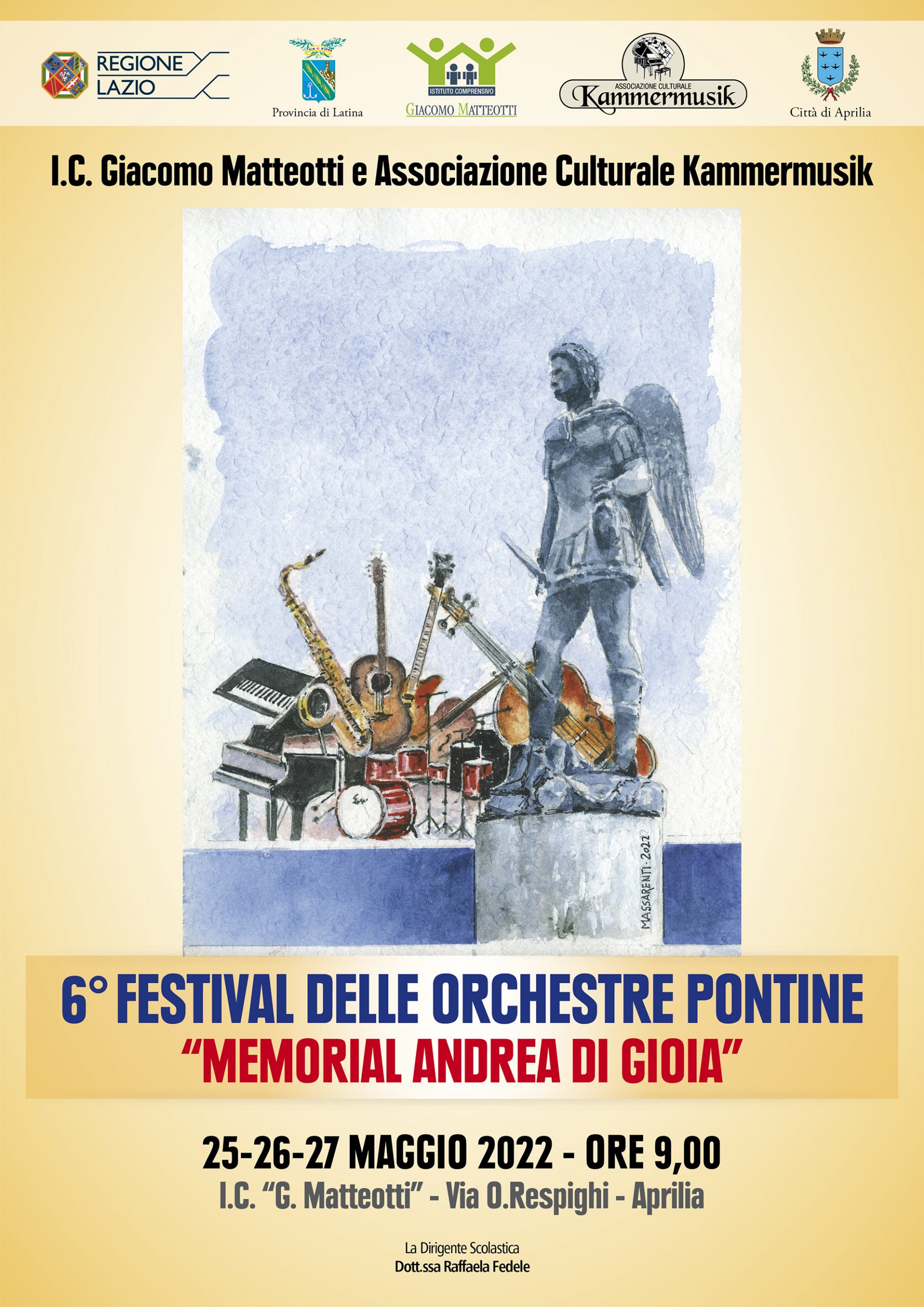 la locandina Festival Orchestre Pontine 2022