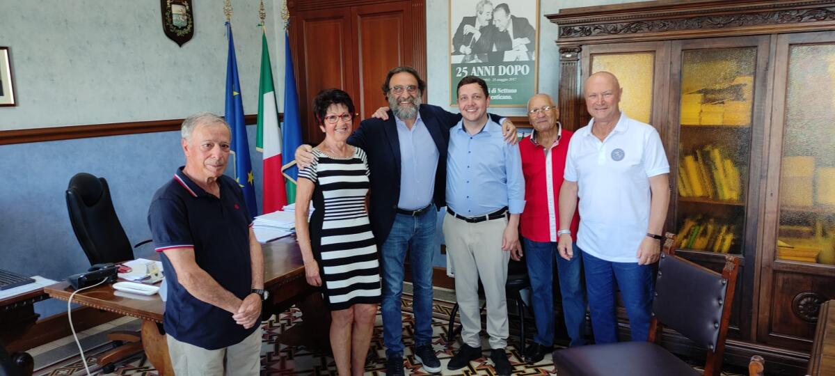 Una delegazione della città gemellata di Traunreut in visita a Nettuno. - 