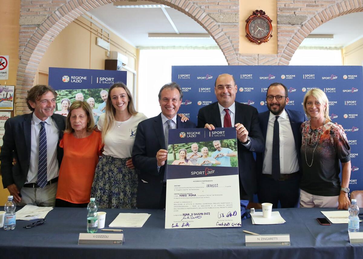 La Regione Lazio e “Sport e Salute” presentano il progetto “Sport Lover” dedicato agli over 65. - 