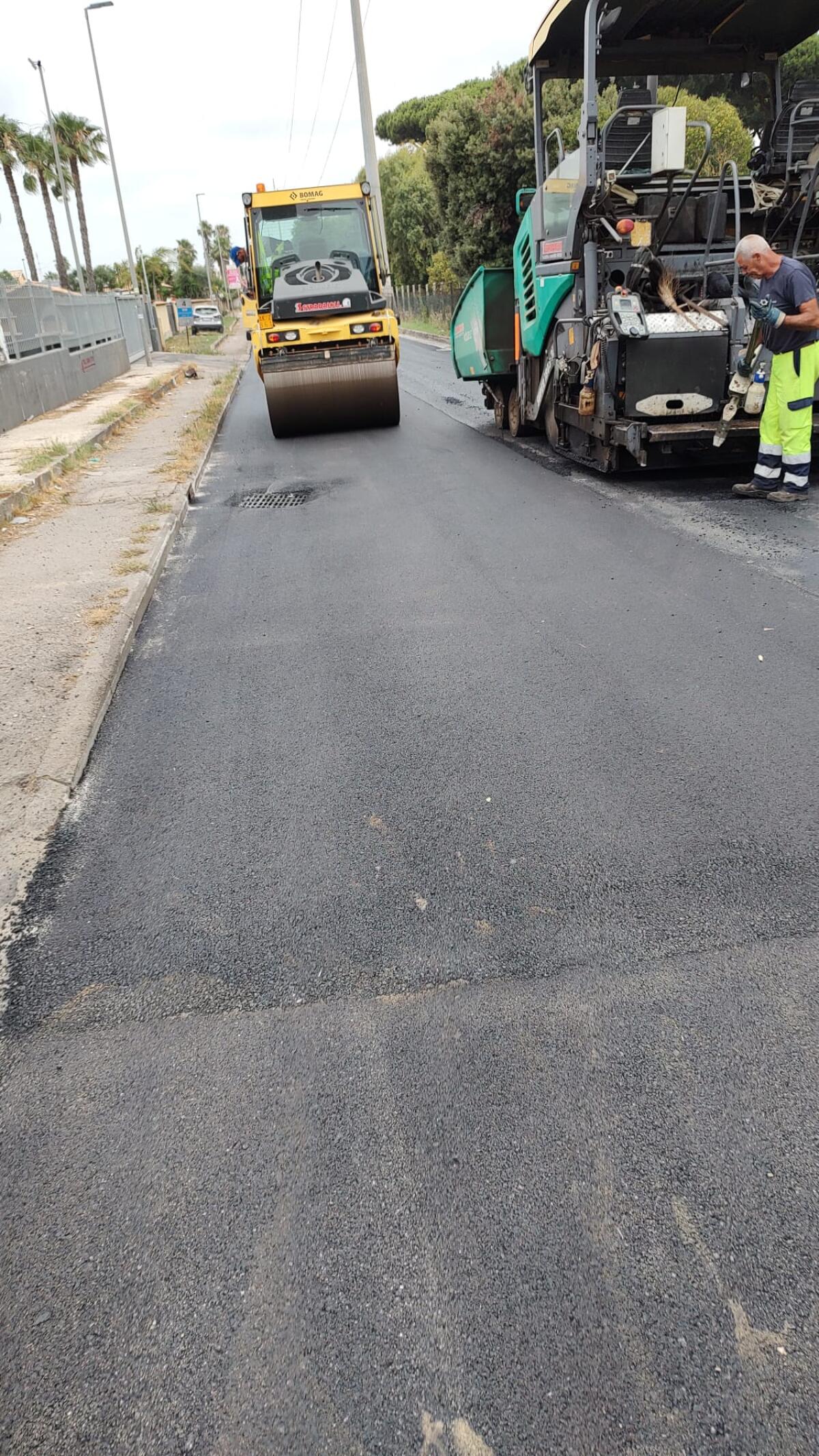 Nuove opere pubbliche Anzio, quasi completata la manutenzione straordinaria di via dell’Armellino. - 