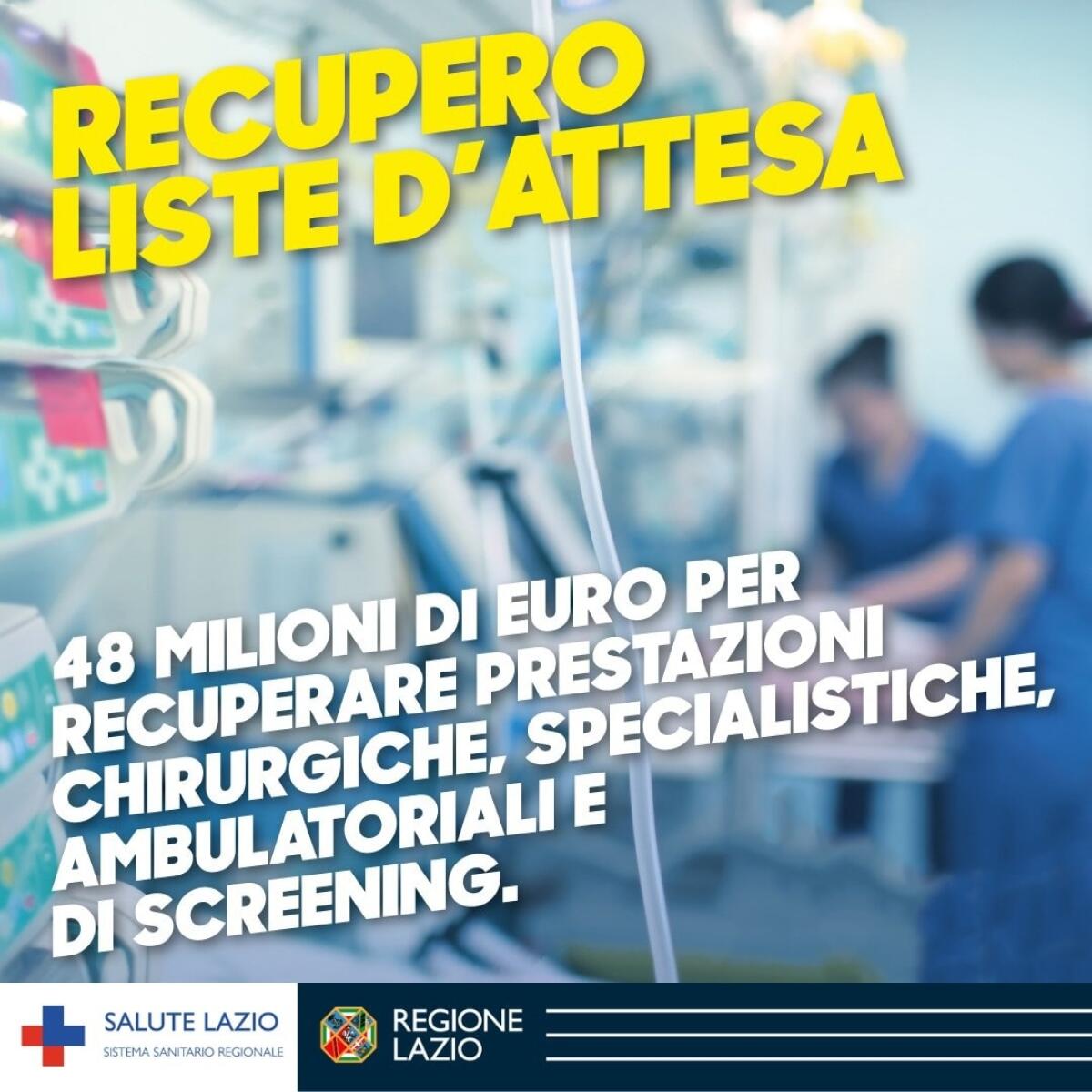 Sanità, presentato il Piano Straordinario per abbattere le liste di attesa della Regione Lazio. Nella Asl di Latina quasi 70mila prestazioni da recuperare. - 