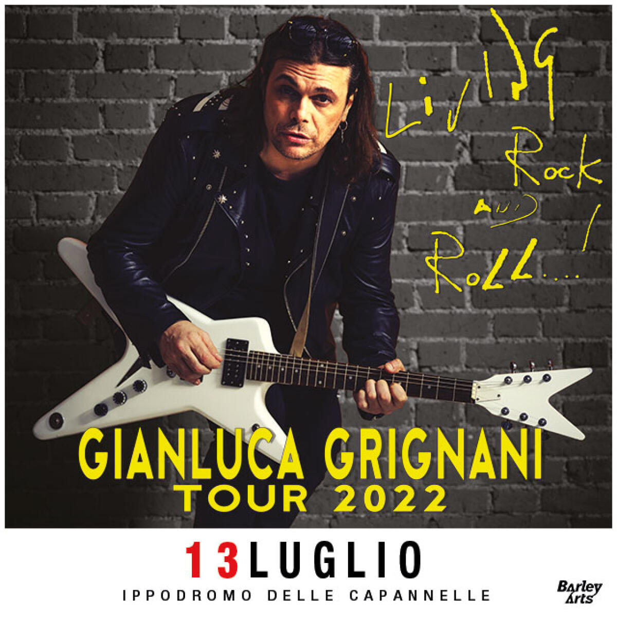 Mancano poche ore al concerto di  Gianluca Grignani sul palco di “Rock in Roma” - 