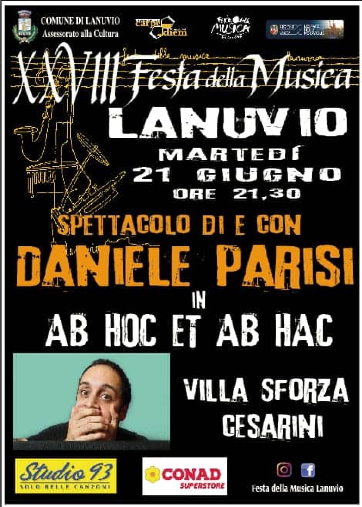 28esima edizione della "Festa della Musica" questo fine settimana a Lanuvio. Ecco il programma completo. - 