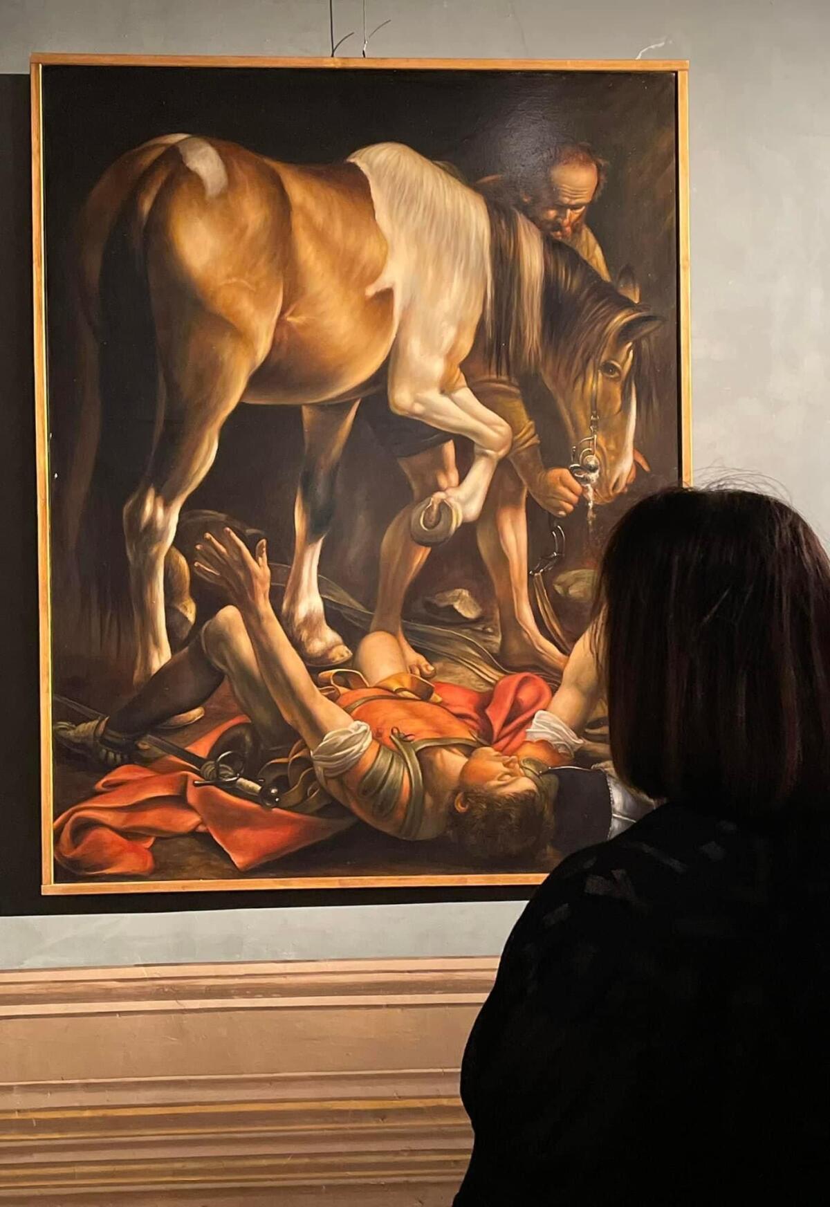 Successo a Palazzo Chigi, ad Ariccia, per la mostra  “Caravaggio rivisitato – storie caravaggesche di Guido Venanzoni”. E' visitabile fino al 25 Settembre. - 