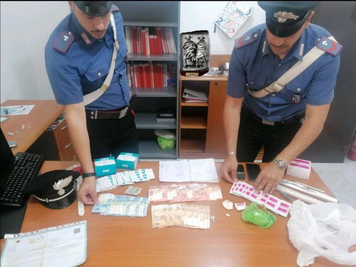 I Carabinieri arrestano a Cori un cittadino albanese: deteneva 80 grammi di cocaina. Tachipirina ed Oki per il taglio della droga. - 