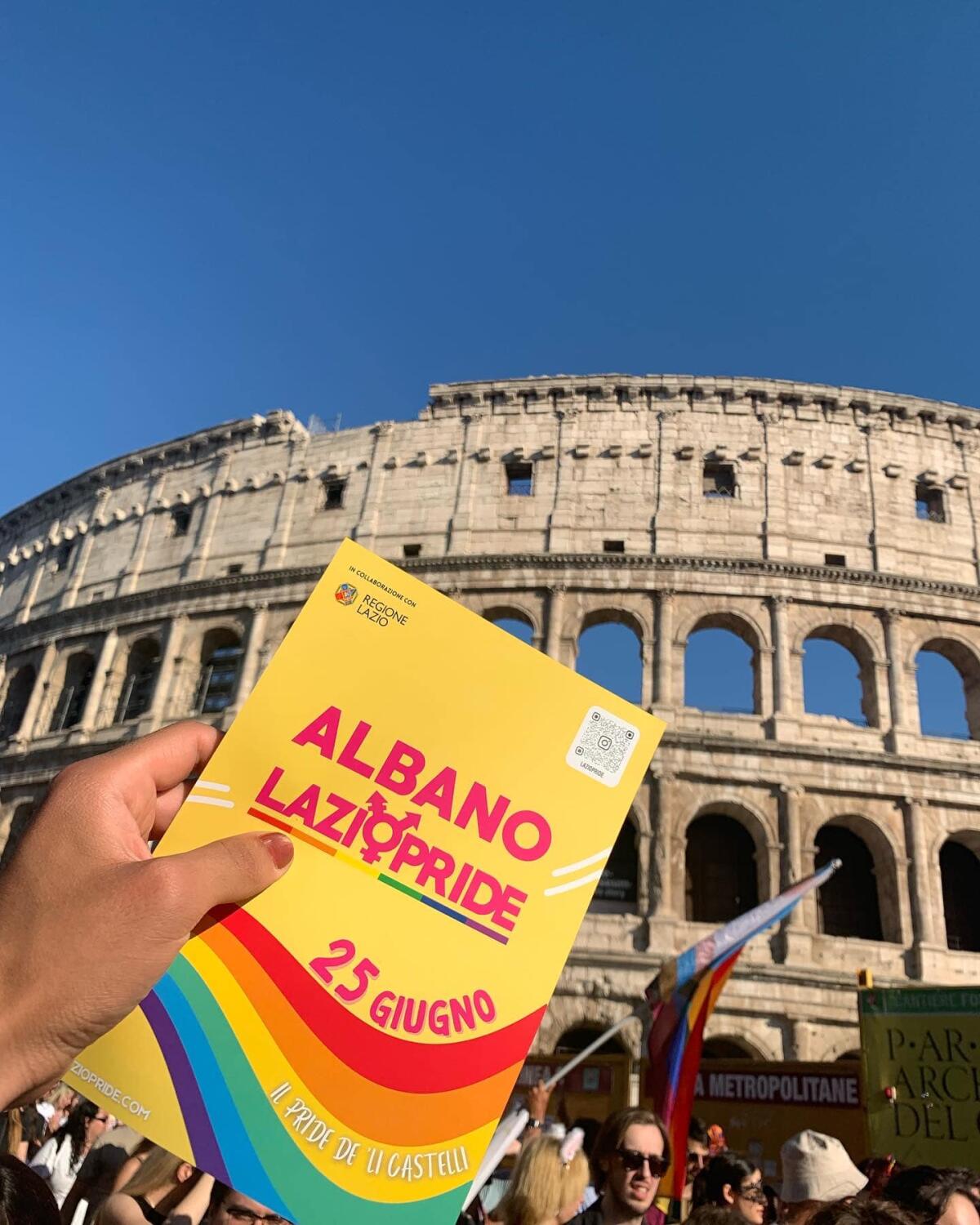 Sabato 25 giugno l’“Albano Lazio Pride”, madrina d’eccezione l’attrice Lucia Ocone. Dal 20 al 24 giugno una serie di eventi. - 