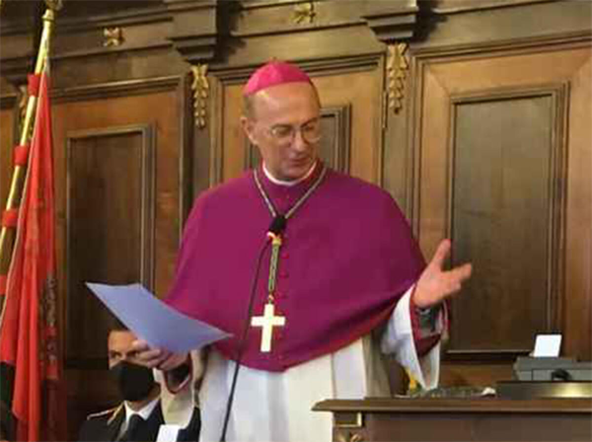 Il nuovo Vescovo di Velletri-Segni, Monsignor Stefano Russo, visita il carcere di Velletri. - 