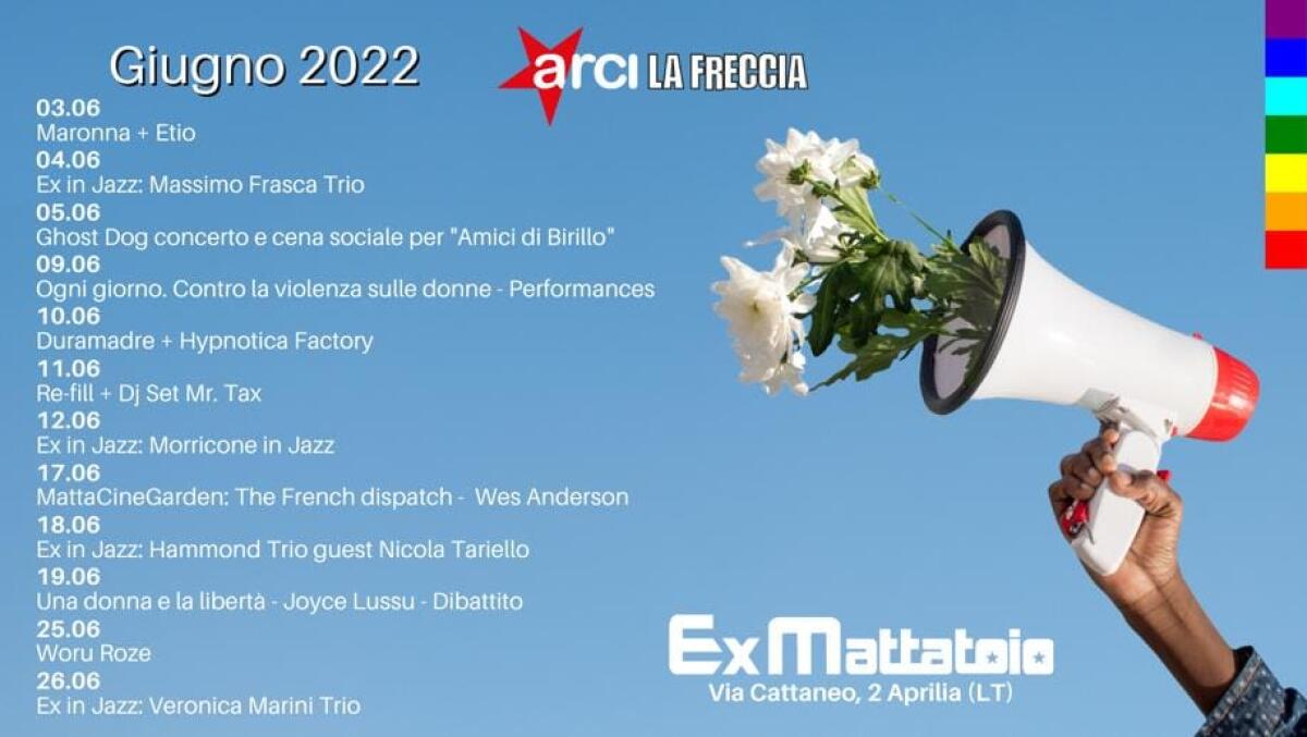 Musica, cinema e dibattiti all’Ex Mattatoio di Aprilia. Ecco i prossimi eventi per questo mese di giugno. - 