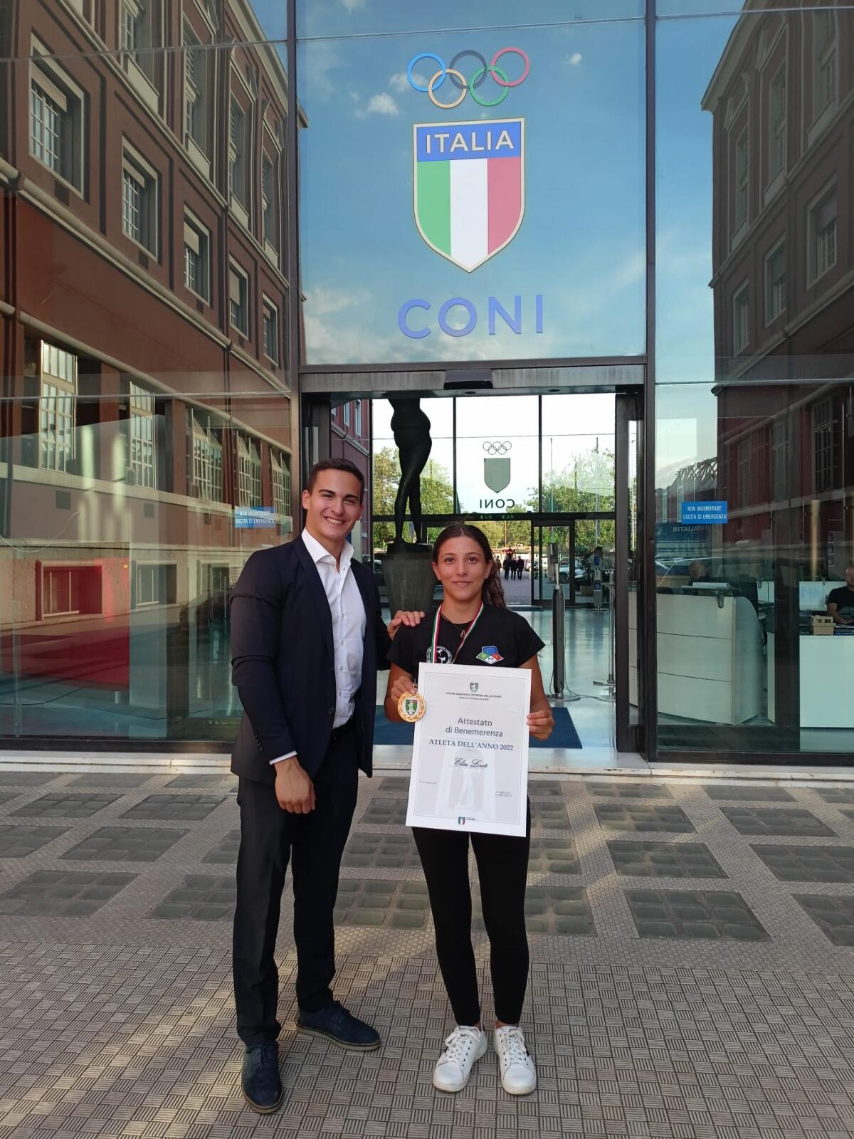 Il Coni premia l’atleta apriliana Elisa Loreti della Palestra Selciatella. - 