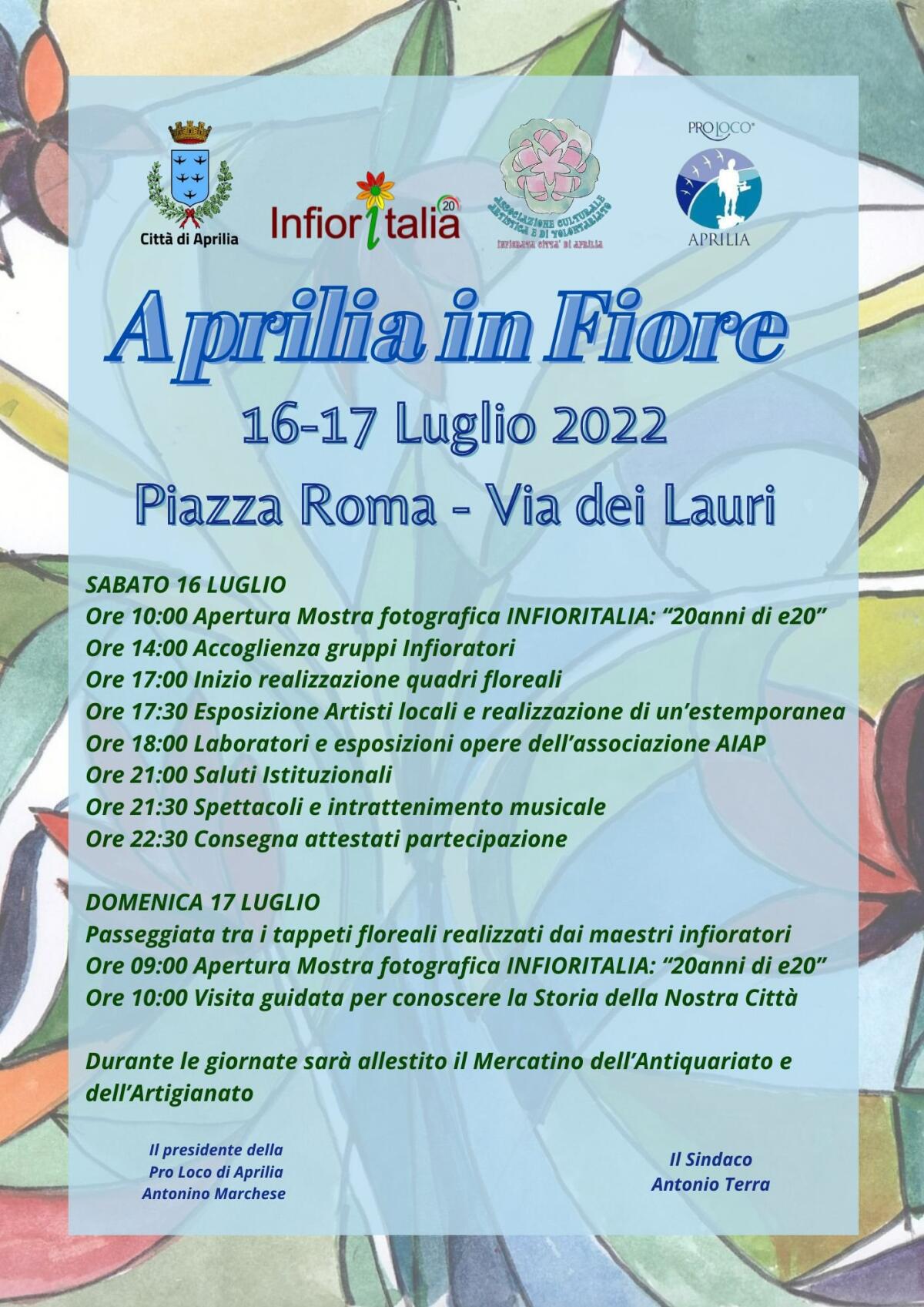 "Aprilia in fiore": ha preso il via un fine settimana tra i petali e i colori - 