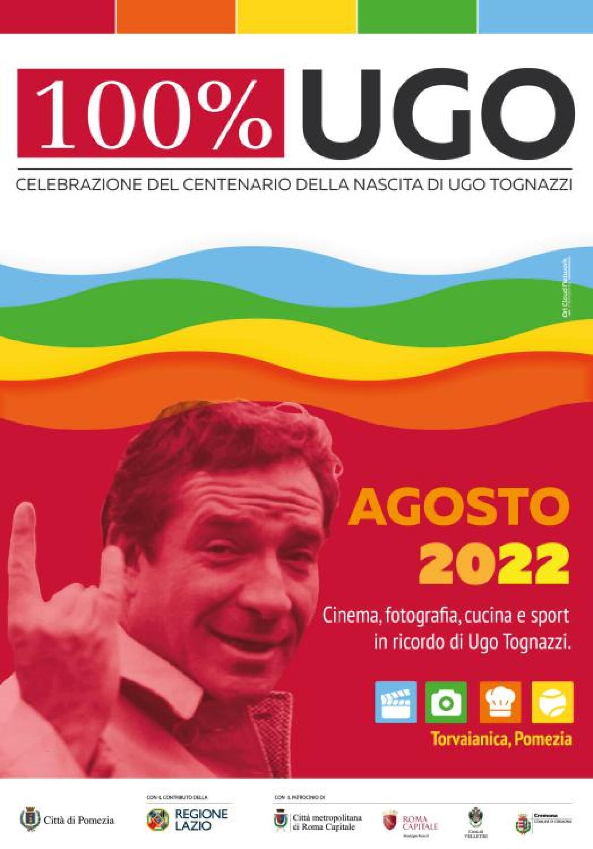 “100% Ugo”: per tutto il mese di agosto a Torvaianica la manifestazione che omaggia un grande della commedia italiana, Ugo Tognazzi. - 