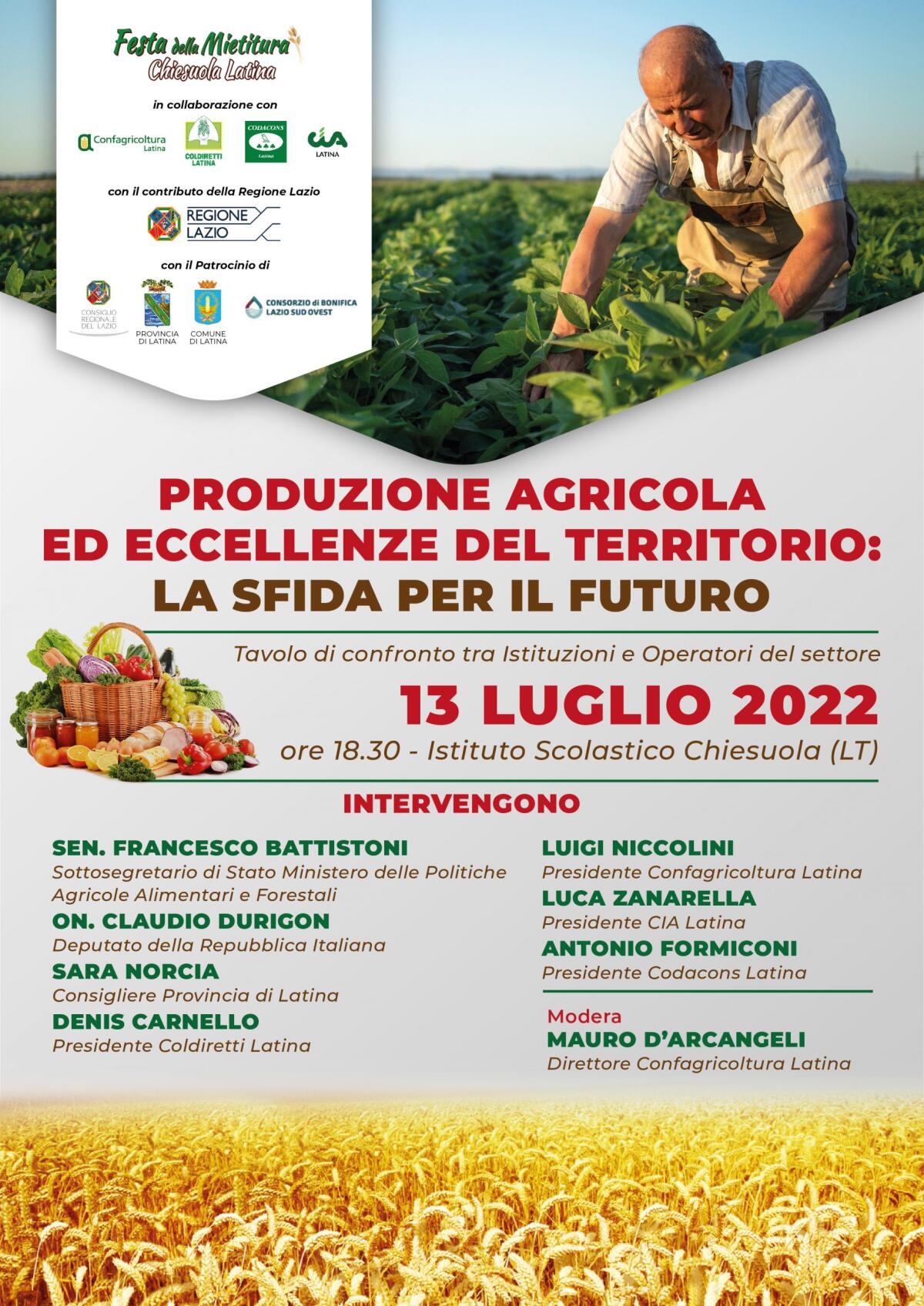 La sfida dell'agricoltura, un convegno alla Chiesuola per accendere i riflettori su una situazione difficile - 