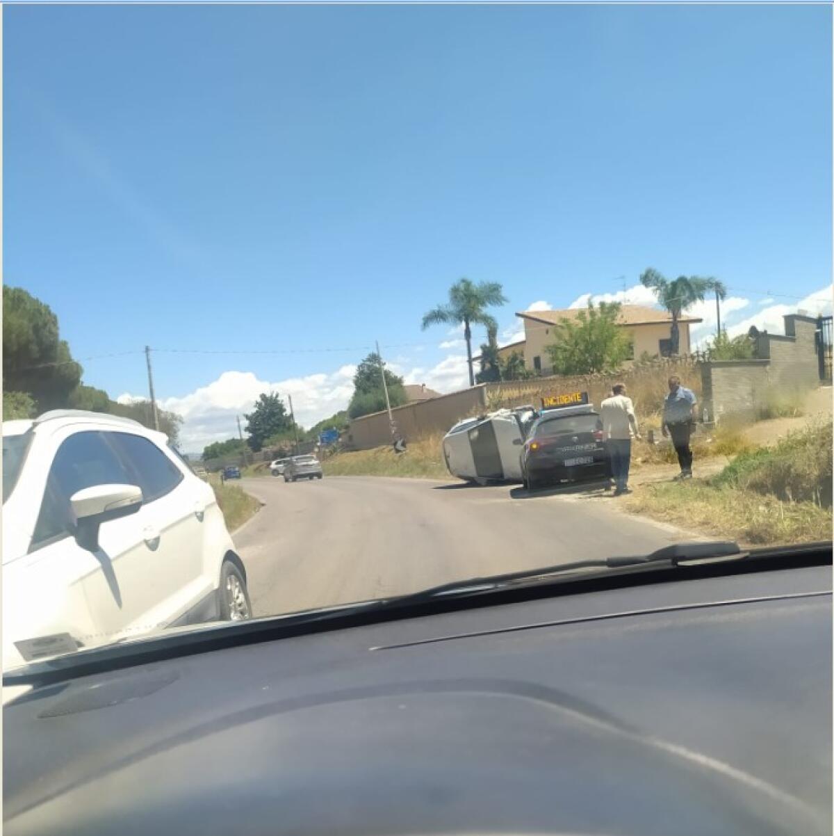 Aprilia - Incidente in Via del Genio Civile - 