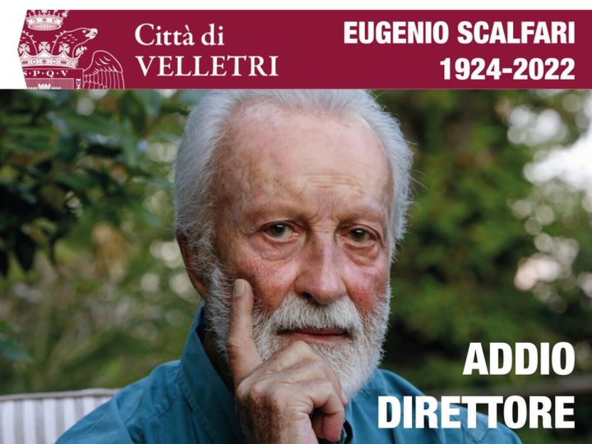 Velletri - L'addio a Eugenio Scalfari, cittadino onorario - 