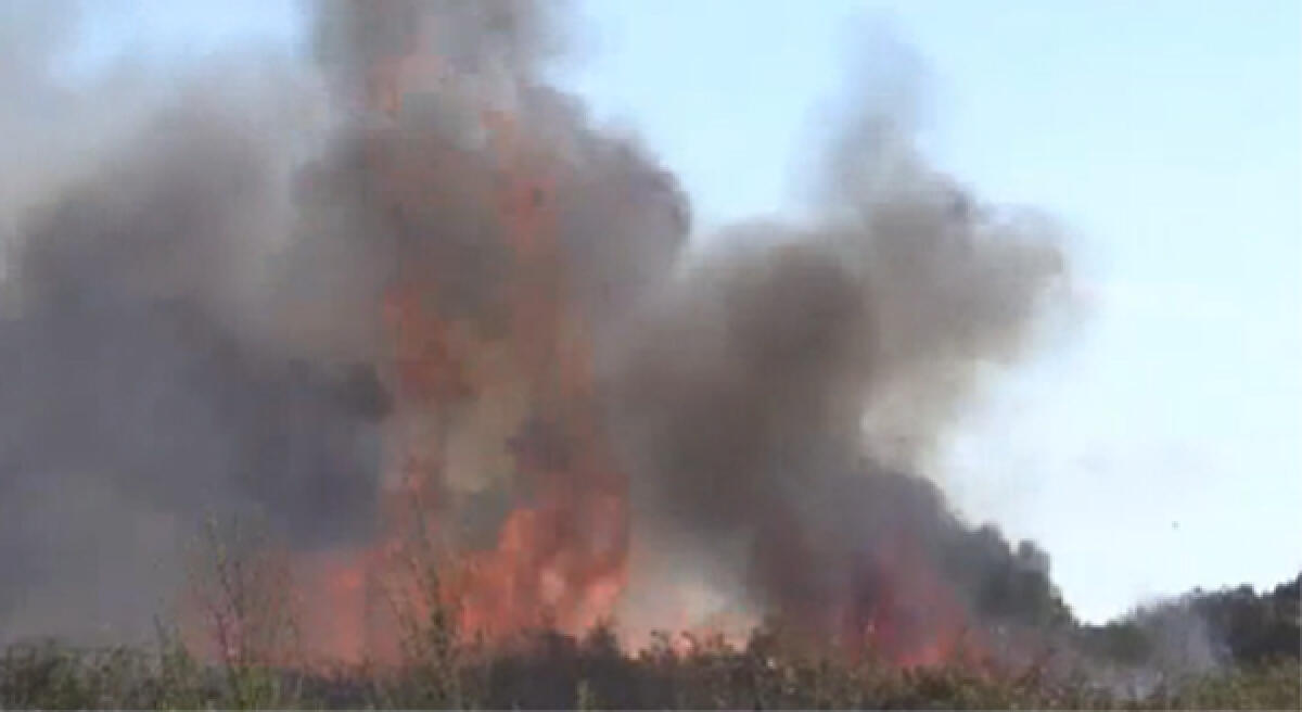 In fiamme la 148 Pontina - 