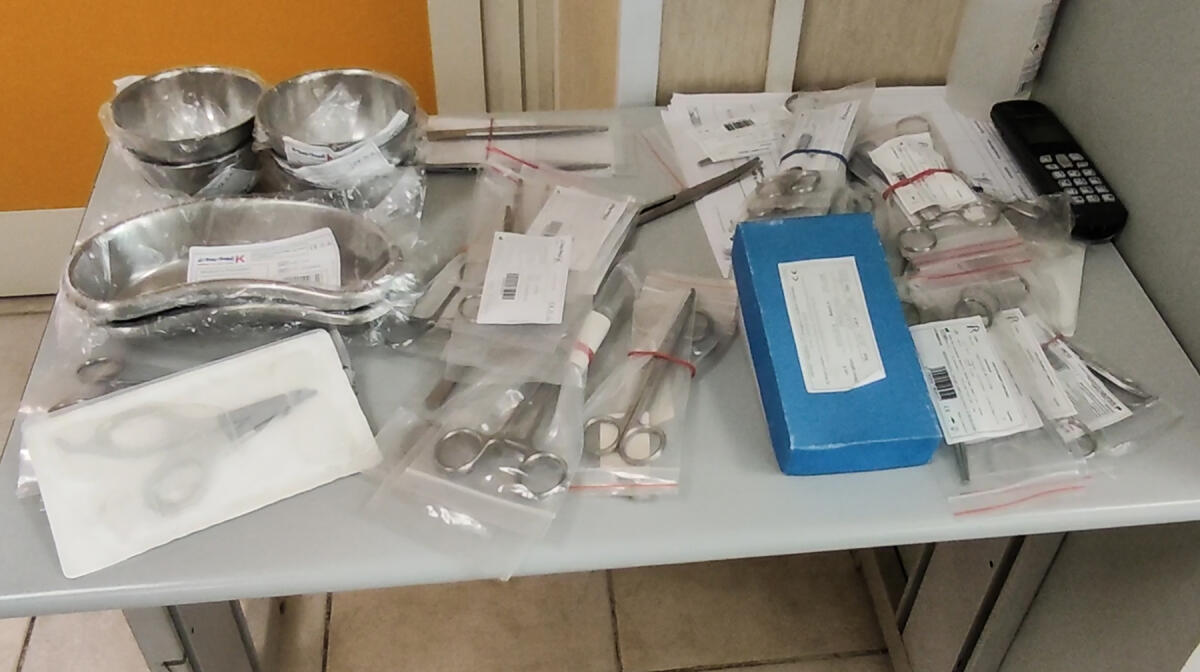 Cisterna - Visita al P.A.T. e donazione di ferri chirurgici da parte dell’associazione CIIVA - 