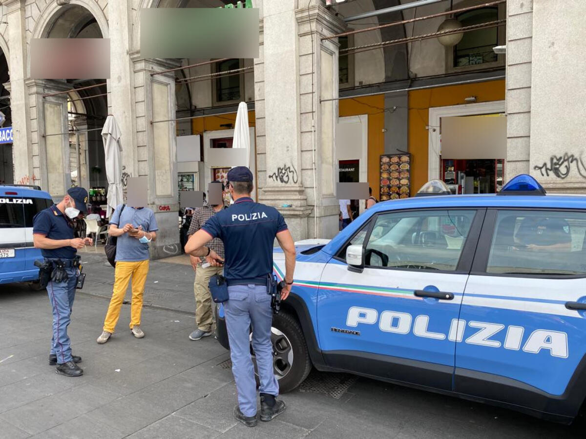 Nuovo servizio interforze ad “Alto Impatto” nell’area della Stazione Termini, a Roma: elevate oltre 1.100 euro di sanzioni amministrative.  - 