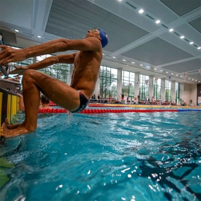 Daniele Del Signore, medaglia d’argento nella finale nei 200 dorso