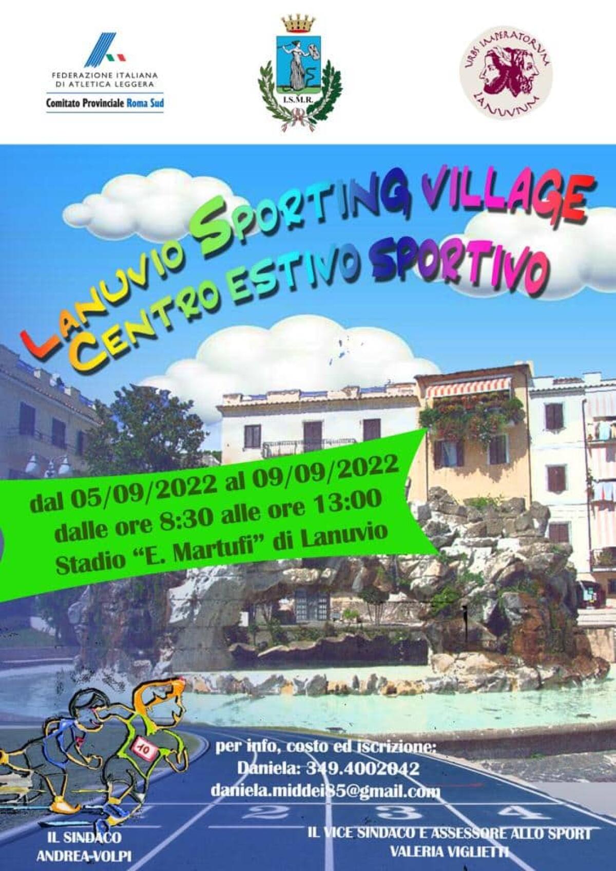 Aperte le iscrizioni al Centro Estivo Comunale di Lanuvio in programma dal 5 al 9 settembre. - 