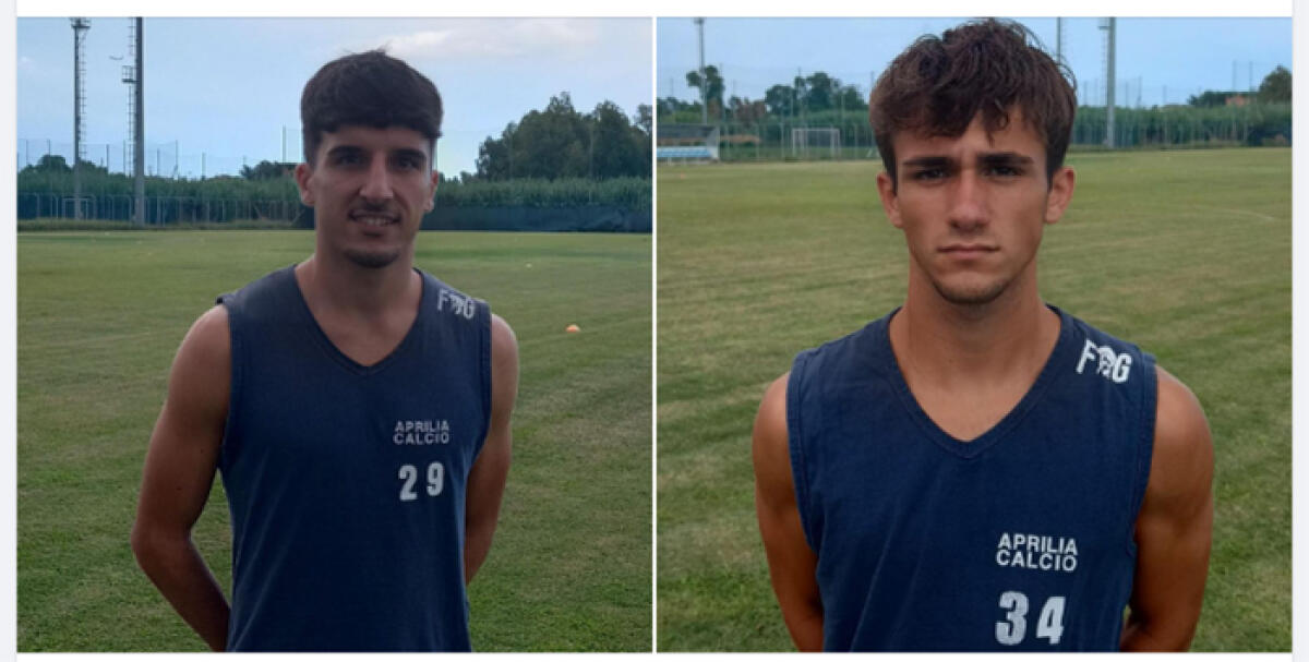 Calcio di serie D, doppio colpo in entrata per l’Aprilia: ufficiali Alessio Pedone e Leonardo Zanchetta. - 
