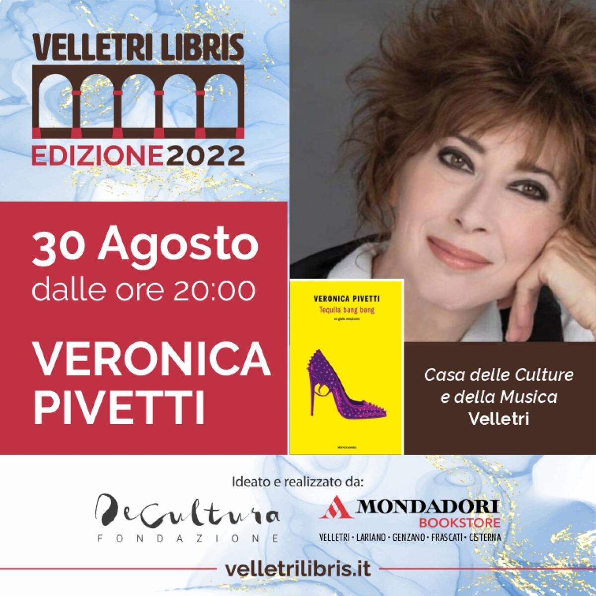 Velletri libris presenta il giallo di Veronica Pivetti - 